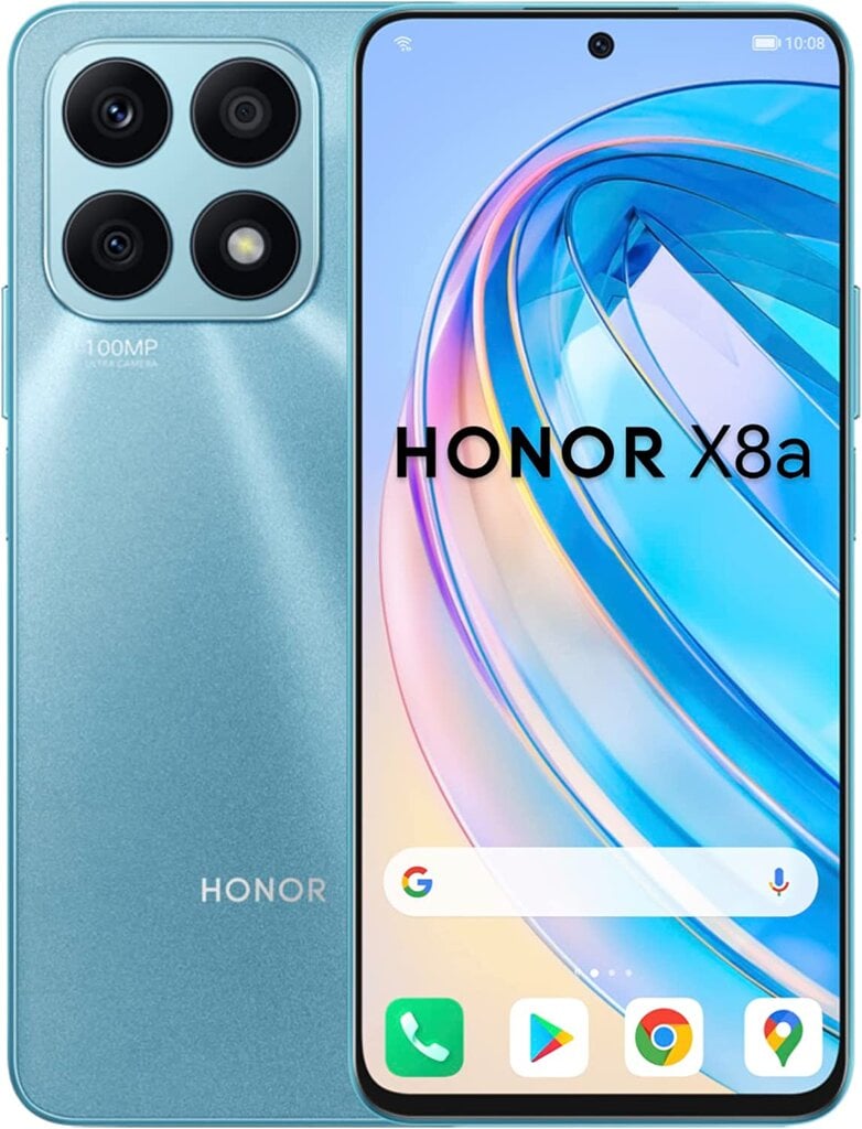 Honor X8a 6/128GB 5109APEV Cyan Lake цена и информация | Telefonid | kaup24.ee