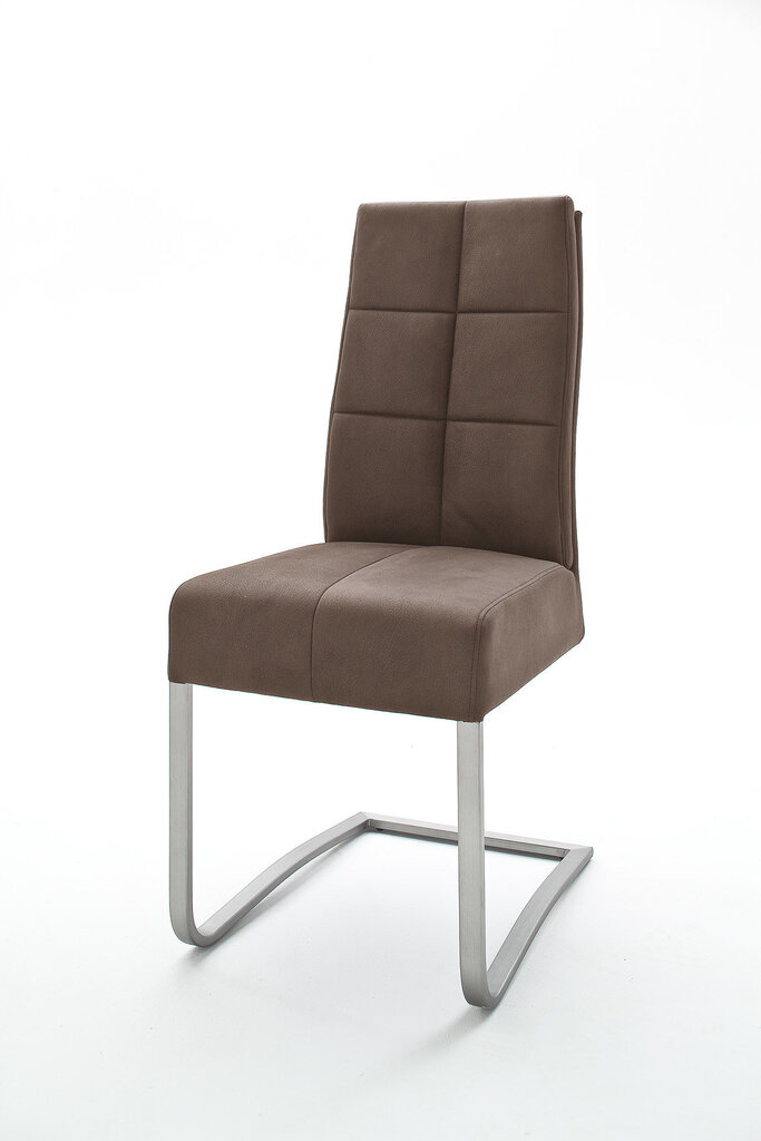 2 tooli komplekt Salva 2, pruun цена и информация | Söögilaua toolid, köögitoolid | kaup24.ee