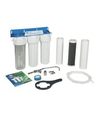 Kolmeastmeline joogivee filtreerimissüsteem Aquafilter FP3-2 hind ja info | Veefiltrid | kaup24.ee
