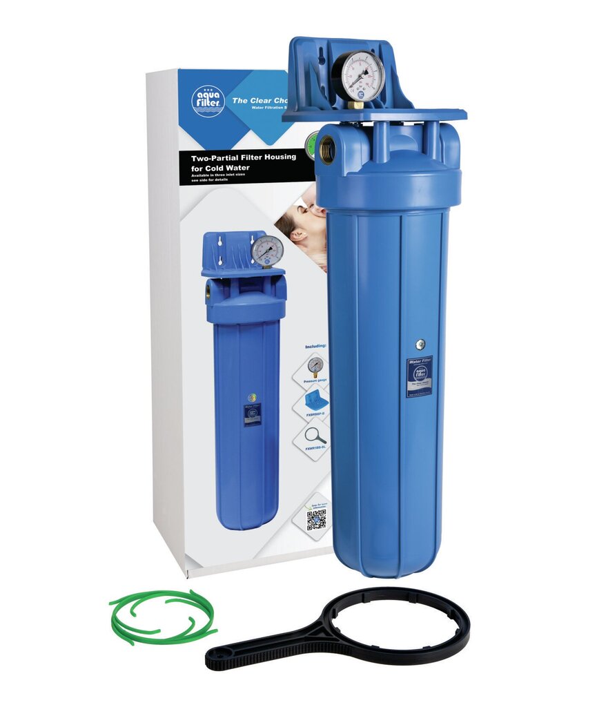 20" BigBlue Külma vee filtrikomplektid Aquafilter seeria FH20B-B-WB цена и информация | Veefiltrid | kaup24.ee