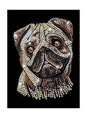 Алмазная мозаика Sequin Art Pug, 25 x 34 см цена и информация | Алмазная мозаика | kaup24.ee