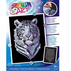 Алмазная мозаика Sequin Art Snow Tiger, 25 x 34 см цена и информация | Алмазная мозаика | kaup24.ee