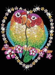 Teemantmosaiik Sequin Art Love Birds, 25 x 34 cm цена и информация | Алмазная мозаика | kaup24.ee