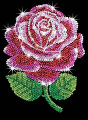 Teemantmosaiik Sequin Art Red Rose, 25 x 34 cm hind ja info | Teemantmaalid, teemanttikandid | kaup24.ee