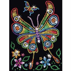 Алмазная мозаика Sequin Art Amber Butterfly, 21 x 28 см цена и информация | Алмазная мозаика | kaup24.ee
