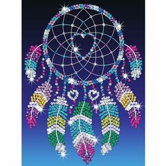 Teemantmosaiik Sequin Art Dreamcatcher Heart, 25 x 34 cm hind ja info | Teemantmaalid, teemanttikandid | kaup24.ee