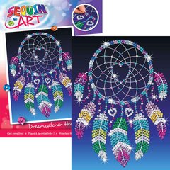 Алмазная мозаика Sequin Art Dreamcatcher Heart, 25 x 34 см цена и информация | Алмазная мозаика | kaup24.ee