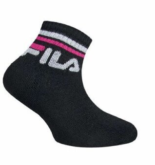 Laste sokid FILA F8338 must/valge/fuksia 3pr hind ja info | Tüdrukute sukkpüksid ja sokid | kaup24.ee