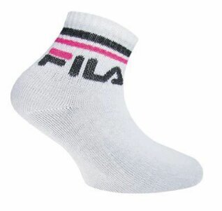Laste sokid FILA F8338 must/valge/fuksia 3pr hind ja info | Tüdrukute sukkpüksid ja sokid | kaup24.ee