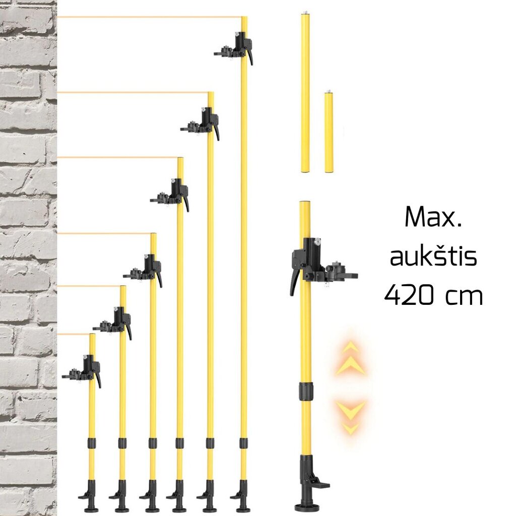 Teleskoopstatiiv 420 cm hind ja info | Käsitööriistad | kaup24.ee