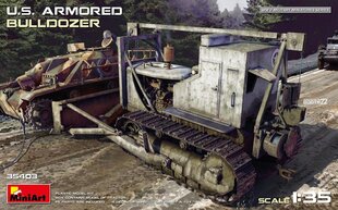 Liimitav mudel MiniArt 35403 U.S. Armored Bulldozer 1/35 hind ja info | Liimitavad mudelid | kaup24.ee