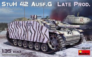 Liimitav mudel MiniArt 35355 StuH 42 Ausf. G Late Prod 1/35 hind ja info | Liimitavad mudelid | kaup24.ee