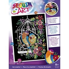 Алмазная мозаика Sequin Art Birdcage, 25 x 34 см цена и информация | Алмазная мозаика | kaup24.ee