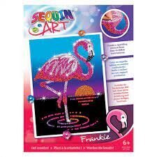 Алмазная мозаика Sequin Art Frankie the Flamingo, 25 х 34 см цена и информация | Алмазная мозаика | kaup24.ee