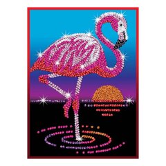 Алмазная мозаика Sequin Art Frankie the Flamingo, 25 х 34 см цена и информация | Алмазная мозаика | kaup24.ee