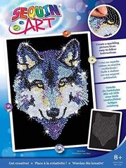 Teemantmosaiik Sequin Art Wolf, 25 x 34 cm цена и информация | Алмазная мозаика | kaup24.ee