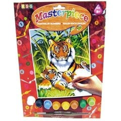 Maalimine numbrite järgi KSG Tigers, 30 x 23 cm цена и информация | Живопись по номерам | kaup24.ee