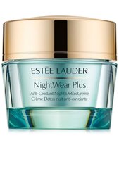 Öine puhastav näokreem Estee Lauder NightWear Plus Anti Oxidant Night Detox Cream 50 ml hind ja info | Näokreemid | kaup24.ee