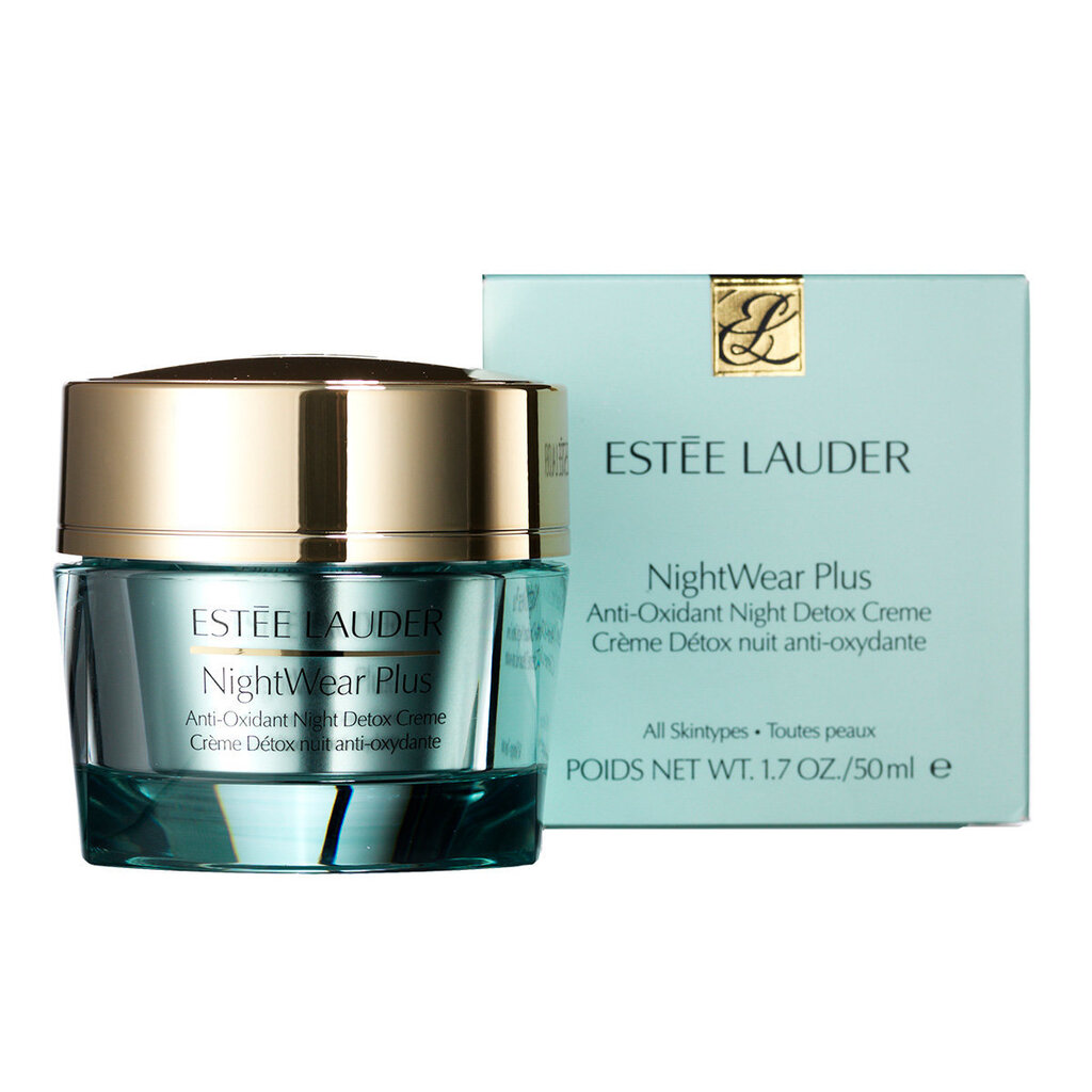 Öine puhastav näokreem Estee Lauder NightWear Plus Anti Oxidant Night Detox Cream 50 ml hind ja info | Näokreemid | kaup24.ee