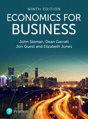 Economics for Business 9th edition hind ja info | Majandusalased raamatud | kaup24.ee