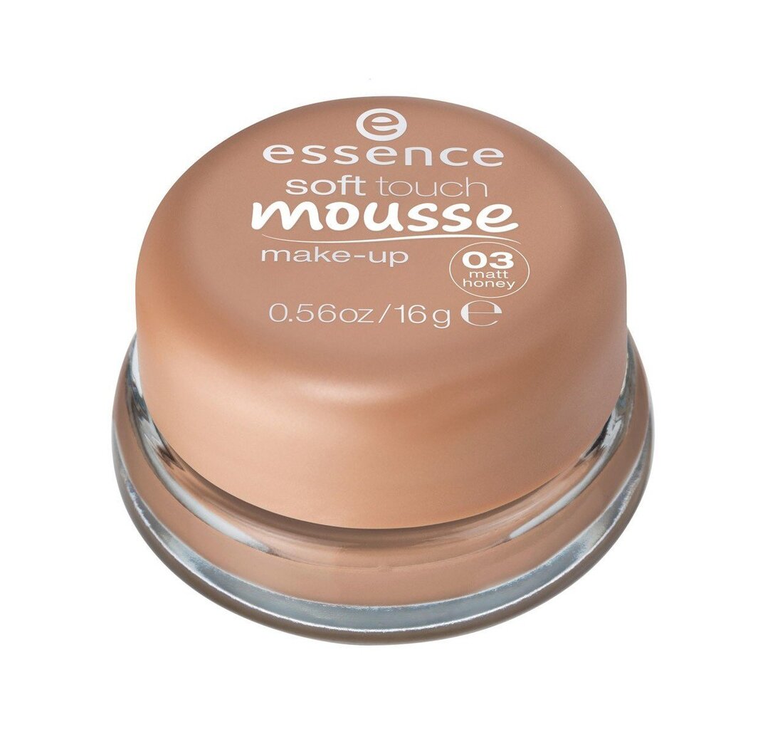 Jumestuskreem Mousse make-up Essence Soft Touch 02-matt beige 16 g hind ja info | Jumestuskreemid, puudrid | kaup24.ee