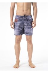 Meeste ujumispüksid Just Cavalli Beachwear - Y35 151 RMC Y35151RMC_653CJEANS-M hind ja info | Ujumispüksid, shortsid | kaup24.ee