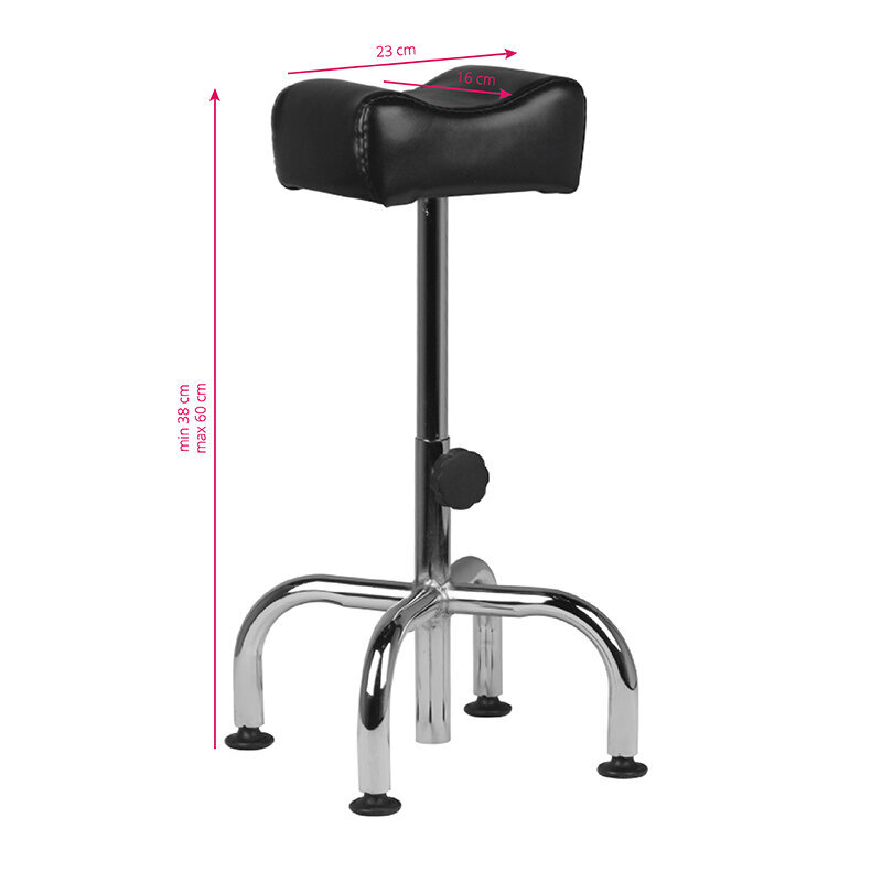 Jalatugi pediküüriks FOOTREST FOR PEDICURE BLACK hind ja info | Ilusalongi mööbel | kaup24.ee