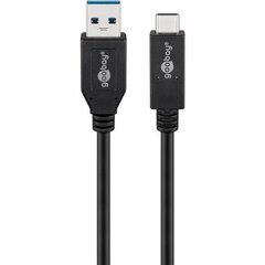 Goobay, USB-C - USB 3.0, 1m цена и информация | Кабели для телефонов | kaup24.ee