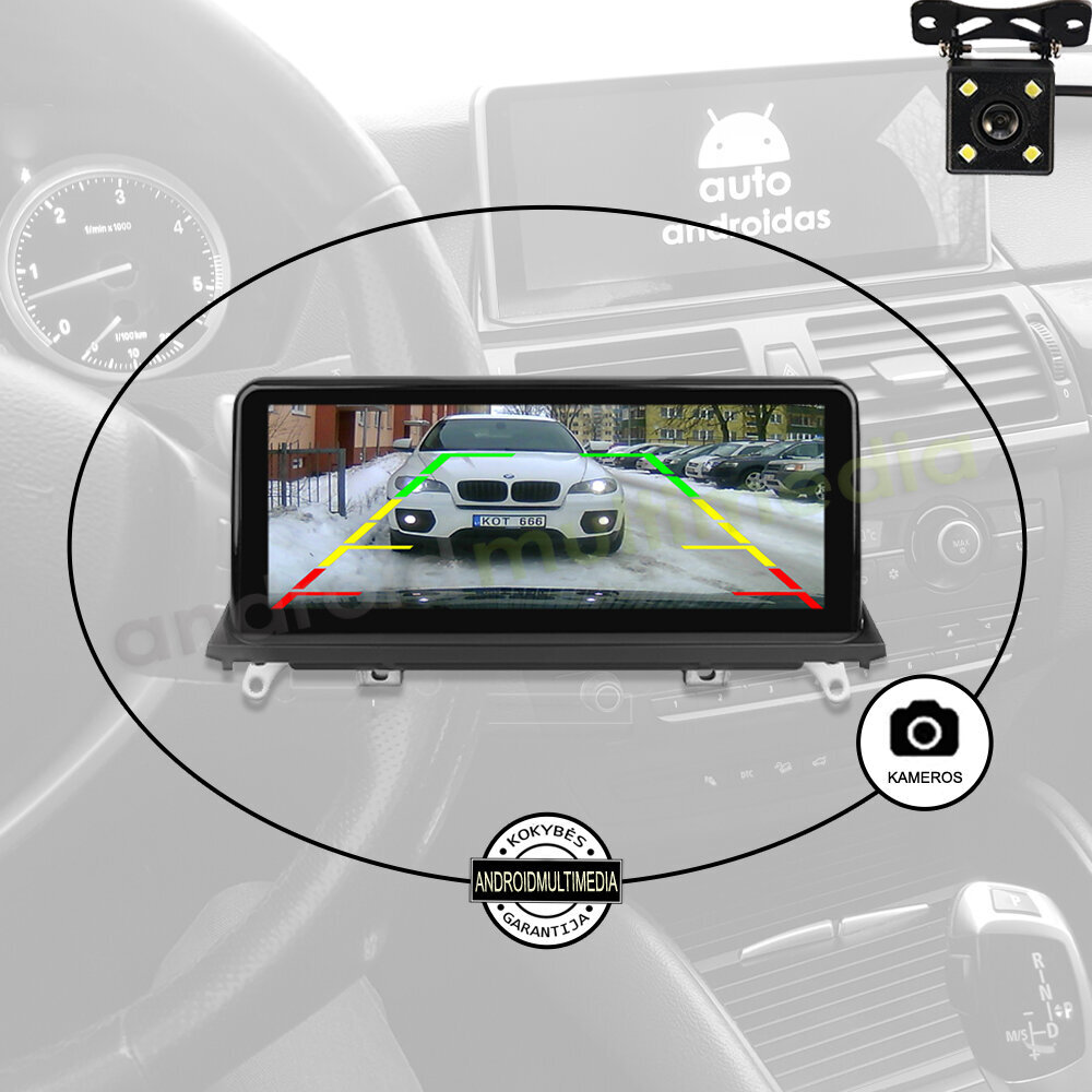 BMW X5 E70 X6 E71 2004-10 Android-tahvelarvuti Multimeedia CIC hind ja info | Autoraadiod, multimeedia | kaup24.ee