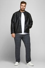 <p>Кожаная куртка JACK &amp; JONES</p><br />
<ul><br />
<li>Код продукта: 12172908BLACK</li><br />
<li>Марка: JACK &amp; JONES</li><br />
<li>Цвет: Чёрный</li><br />
<li>Застежка: Mолния</li><br />
</ul> цена и информация | Мужские куртки | kaup24.ee