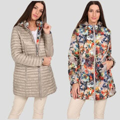 Двусторонняя куртка для женщин Tessa, бежевый цена и информация | Женские куртки | kaup24.ee