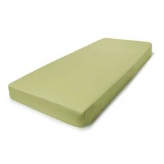 Riposo Premium satiinlina kummiga Olive, 80/90x200 цена и информация | Простыни | kaup24.ee