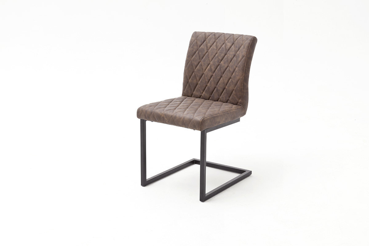 4 tooli komplekt Kian B, pruun цена и информация | Söögilaua toolid, köögitoolid | kaup24.ee