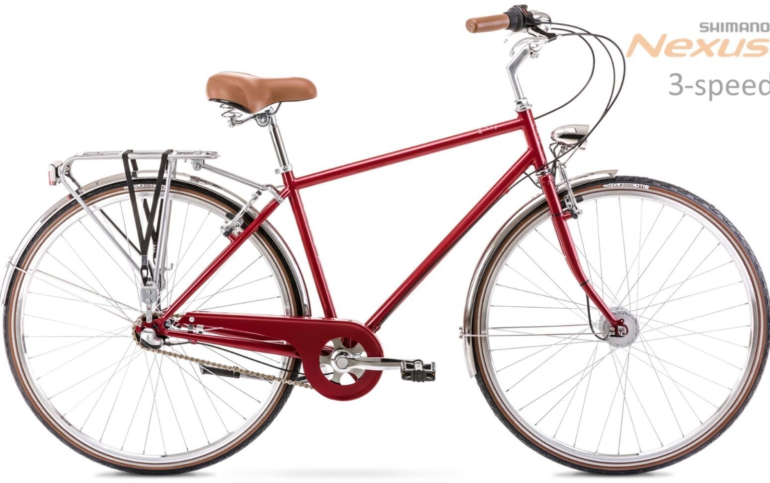 Jalgratas Romet Vintage Classic M 28" Alu 2022, punane hind ja info | Jalgrattad | kaup24.ee