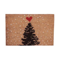 Jalamatt House of Seasons Christmas tree Punane (60 x 40 cm) цена и информация | Придверные коврики | kaup24.ee
