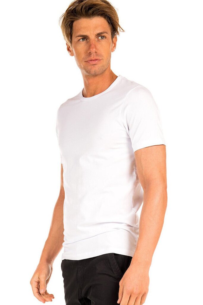 Meeste T-särk Jjebasici O-Neck Tee 12058529 Optical White цена и информация | Meeste T-särgid | kaup24.ee