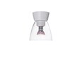 Belid Настольная лампа металлическая белая глянцевая/прозрачное стекло 22370118
