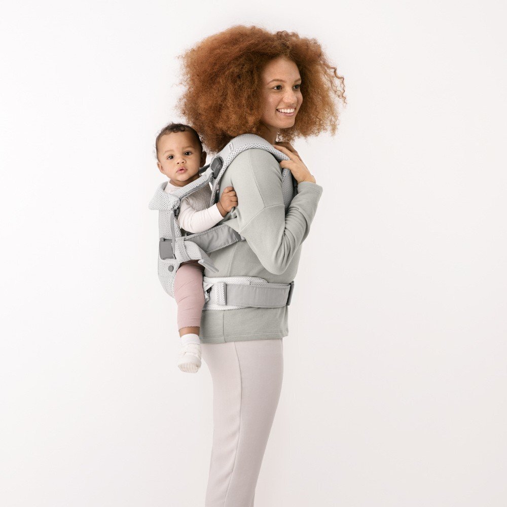 Kandekott Babybjörn One Air, Silver 098004 цена и информация | Kõhukotid | kaup24.ee