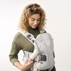 BABYBJÖRN рюкзак-кенгуру для ребенка One Air Silver 098004 цена и информация | Слинги, эргорюкзаки | kaup24.ee