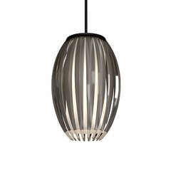 Herstal Ripats Metal/Acryl Black/Smoked HB69821400164 Herstal Pendant Metal/Acryl Black/Smoked HB69821400164 hind ja info | Rippvalgustid | kaup24.ee