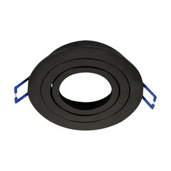 Черное декоративное кольцо STRÜHM, 25x93x93 мм цена и информация | Потолочные светильники | kaup24.ee