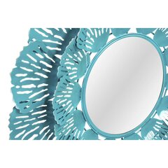 Настенное зеркало DKD Home Decor Синий Металл Коралл Белый 60 x 7 x 60 cm Средиземноморье (2 штук) цена и информация | Подвесные зеркала | kaup24.ee