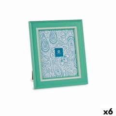Fotoraam Kristall Roheline Plastmass (6 tk) (2 x 33 x 28 cm) hind ja info | Pildiraamid | kaup24.ee