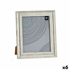Fotoraam Kristall Hõbedane Puit Pruun Plastmass (26 x 2 x 31 cm) (6 tk) hind ja info | Pildiraamid | kaup24.ee