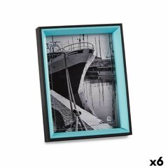 Fotoraam Kristall Must Sinine Puit MDF (3 x 22 x 17 cm) (6 tk) hind ja info | Pildiraamid | kaup24.ee