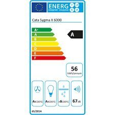 Cata SYGMA X6000 60 850 цена и информация | Вытяжки на кухню | kaup24.ee