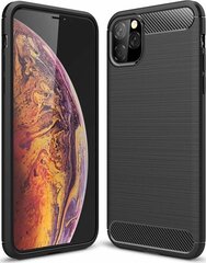 Чехол Carbon, для iPhone 11 Pro Max, черный цена и информация | Чехлы для телефонов | kaup24.ee