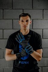 Вратарские перчатки Fenix Junior Blue цена и информация | Тренировочные перчатки. Размер 5 | kaup24.ee