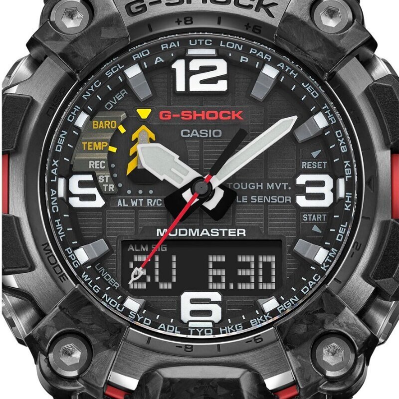 Universaalne kell Casio G-Shock Mudmaster Carbon Core Guard GWG-2000-1A3ER hind ja info | Meeste käekellad | kaup24.ee