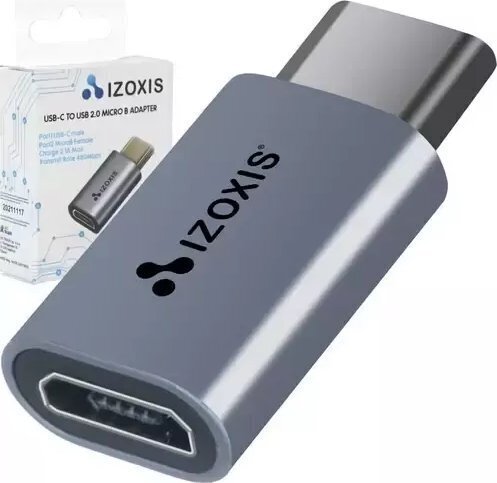 Adapter Izoxis OTG Micro USB 2.0 USB Type-C hind ja info | USB jagajad, adapterid | kaup24.ee